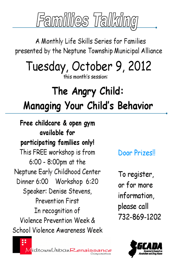families talking: the angry child