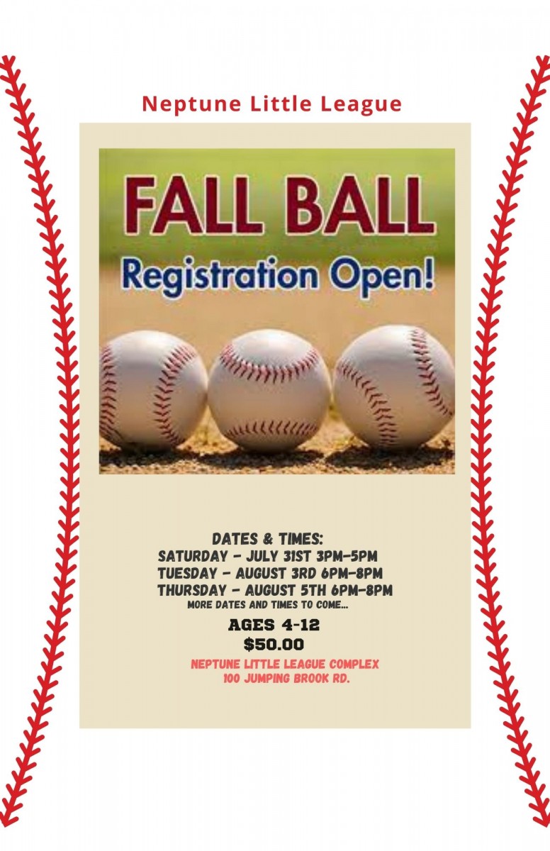 Fall Ball Registration | Neptune Township